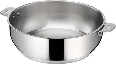 Obrázek produktu pro Nerezová pánev 24 cm, stohovatelná, vhodná na indukci