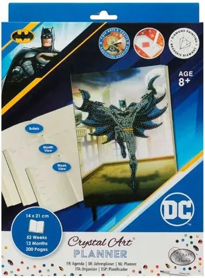 Obrázok produktu pre Craft Buddy Batman Forever – tvorivá kniha s kryštálmi – kreatívna hračka
