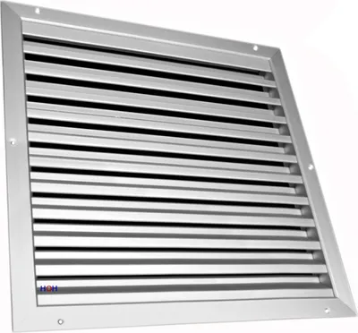 Produktbild von Lüftungsgitter LG-4040 RAA Lamellengitter 445 x 445 mm Alu Zuluft Abluftgitter