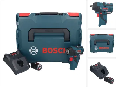 Produktbild von Bosch GDS 12V-115 Professional Akku Drehschlagschrauber 12 V 115 Nm 3/8" Brushless + 1x Akku 2,0 Ah + Ladegerät + L-Boxx