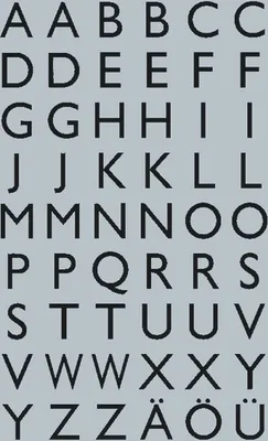 Produktbild von Herma Letters 13x12mm A-Z silver foil black, 13 mm, 12 mm