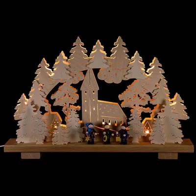 Produktbild von Schwibbogen Sternsinger (50x32cm) von Schwibbola