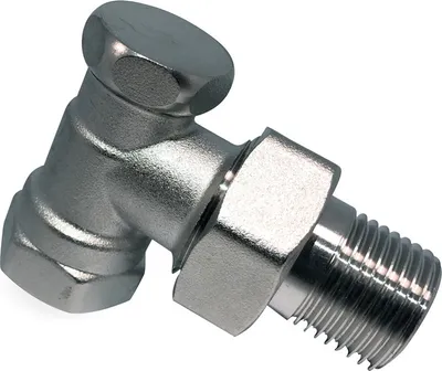 Produktbild von Thermostatventil Rücklaufverschraubung 1/2" Zoll Eck Ventil für Heizkörper