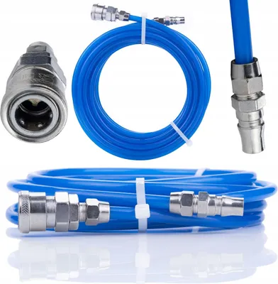 Immagine prodotto di Rosfix Blue Dragon BD57/BD41 – Tubo Flessibile per Aria da 5 m | Installazione Facile e Durevole | Per Macchine Intonacatrici