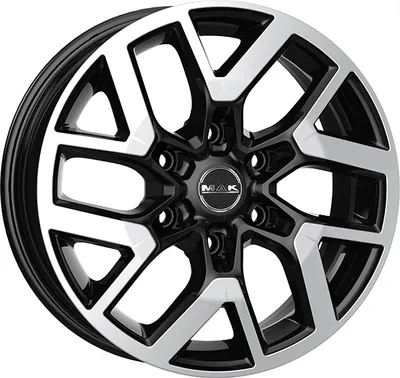 Produktbild von Alufelge Mak Gravel 8X18 6X139,7 Et 53 Black Mirror