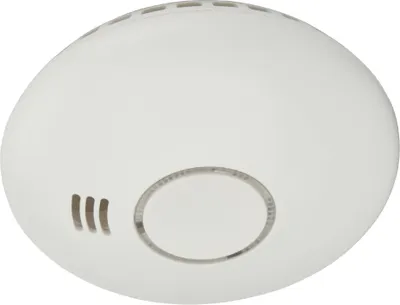 Produktbild von uniTEC Funk-Rauchmelder weiß Alarmsignal: ca. 85 dB