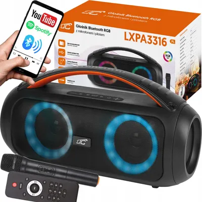Obrázek produktu pro Bezdrátový Bluetooth reproduktor 2.1 o výkonu 60 W s funkcí karaoke a dálkovým ovládáním