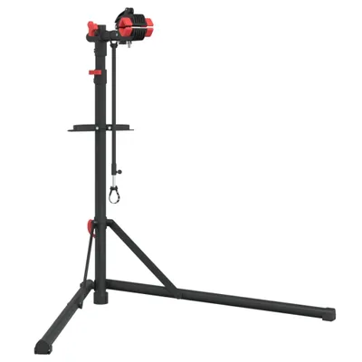 Immagine prodotto di Supporto Riparazione Bici Regolabile 92-152 cm Rosso in Acciaio