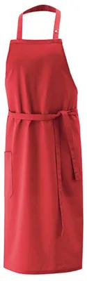 Produktbild von Exner 10620 | Latzschürze 80 x 100 cm - Farben waschbar bis 60 °C - Farbe: Red - Größe: 80 x 100 cm