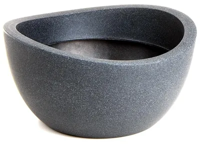 Obrázek produktu pro Scheurich 4033083553671, Květináč, Volně stojící, Plast, Černá, Kulatý, Venkovní