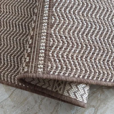 Productafbeelding van stuk tapijt PATIO 12 bruin 120 x 170 cm