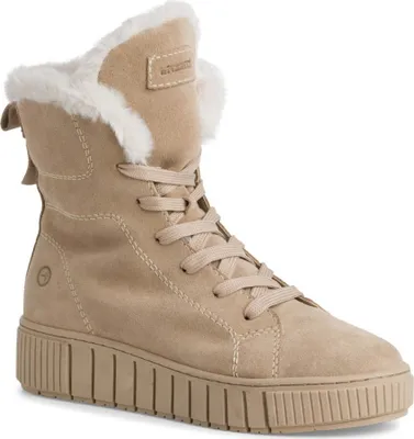 Produktbild von Tamaris Damen Stiefeletten 1-26216-43 400 Farbe: Beige Größe: 36