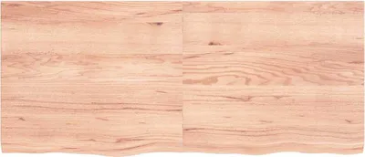 Produktbild von vidaXL Tischplatte Hellbraun 140x60x(2-4)cm Massivholz Eiche Behandelt