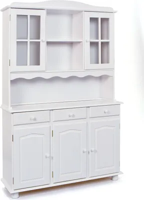 Produktbild von Witryna Siena z 3+2 drzwiami i 3 szufladami, biała.