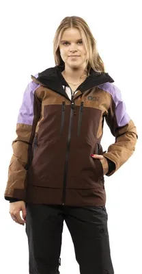 Produktbild von PICTURE Exa 2-Lagen-Freeride Damen Skijacke mit Kapuze braun L