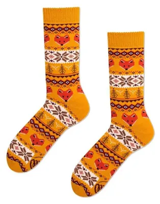 Produktbild von Many Mornings uni sokken Warm fox huissokken