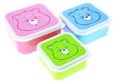 Produktbild von Glücksbärchis Snackbox 3er-Set