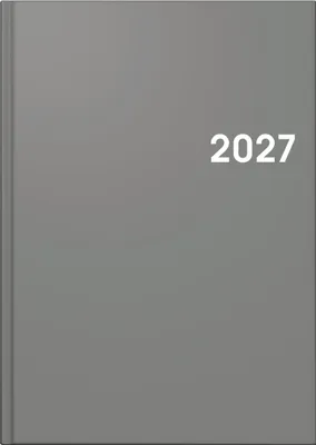 Produktbild von BRUNNEN 1079561637 Buchkalender Mod. 795 2027 A5, Kunststoff, grau
