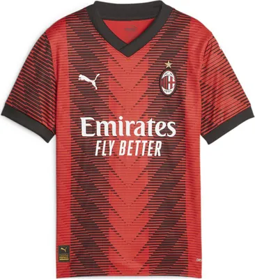 Produktbild von Puma Ac Milan 22/23 Junior-kurzarm-t-shirt Rot 5-6 Years Rot 5-6 Years
