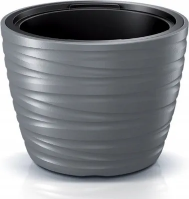 Produktbild von Labyrinth 37,5 cm rund Nachahmung Stein Topf grau