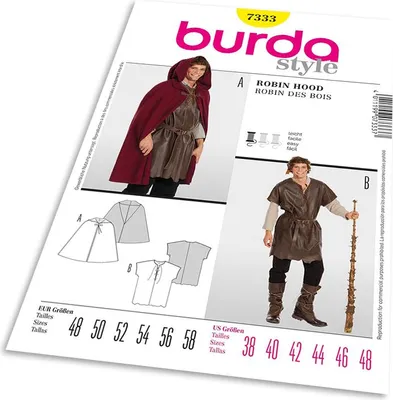 Produktbild von 7333 Robin Hood, Knecht, Burda