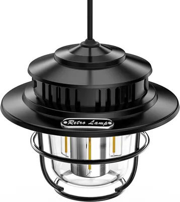 Image de KEMPING Lampe à suspendre jusqu'à 95 heures 4400mAh 4 MODES Warm LIGHT Retro