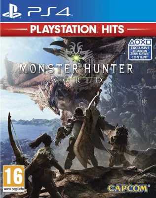 Zdjęcie produktu dla Capcom Monster Hunter World, Playstation Hits, PlayStation 4, Tryb multiplayer, Powyżej 13 lat