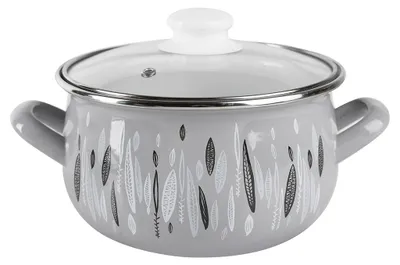 Produktbild von Emaillierter Topf Pyza Autumn 24 cm 5,6 l Z/P Grau