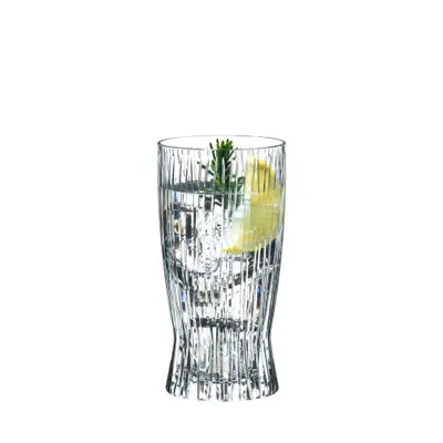 Obrázek produktu pro Riedel value set 4 x 2 sklenice FIRE LONGDRINK 0515/04S1 a 4 brčka EKM Living z nerezové oceli