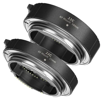 Produktbild von JJC Autofokus Zwischenringe TTL AF-Makro-Verlängerungsrohr-Set 11/16MM für Canon RF Mount EOS R10 R7 R5 R6 R RP DSLR Kameras Objektiv