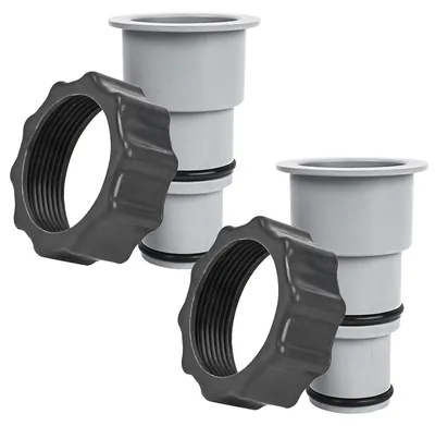 Obrázok produktu pre Adaptéry na bazénové hadice, 2 kusy, priemer 32 mm a 38 mm, so závitom