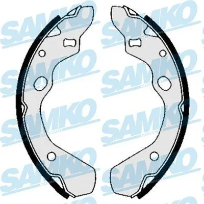 Produktbild von SAMKO Bremsbackensatz Trommelbremse Hinten für MAZDA FAMILIA V (BA) 200mm 85800