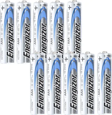 Produktbild von Energizer Ultimate Lithium Batterie 10er Box Energizer AAA Batterie 1,5 Volt Batterie, AAA, FR03, 1250mAh