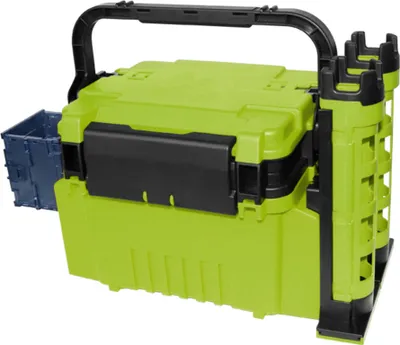 Produktbild von Angelbox, Reise-Angelkoffer, Box mit Flaschenhalter und Rutenstaendern
