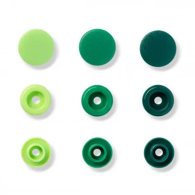 Produktbild von Prym Love Druckknopf Color Snaps, Ø 12,4 mm, grün