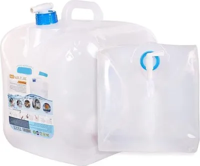 Obrázek produktu pro Skládací vodní nádrž s pružinovým mechanismem pro nouzové situace a outdoorové použití