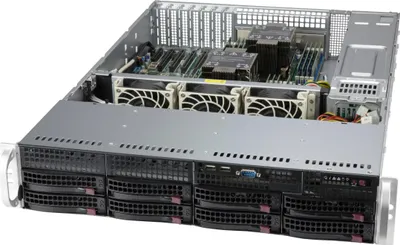Produktbild von SUPERMICRO Gehäuse SuperChassis CSE-825BTQC-R1K23LPB Black
