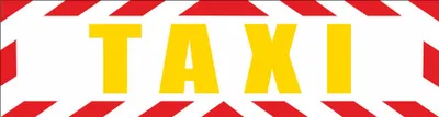 Produktbild von INDIGOS UG - Magnetschild "Taxi " mit Rahmen 30 x 8 cm - Magnetfolie für Auto / LKW / Truck / Baustelle / Firma