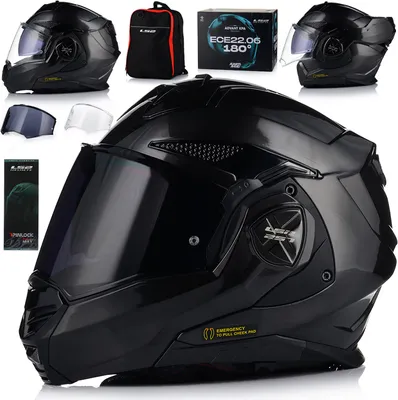 Obrázok produktu pre Motocyklová prilba Flip Up | LS2 FF901 Advant X Solid | Prilba Flip Up 180° 2XL (63-64cm)