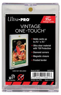 Produktbild von Ultra Pro - 35pt One-Touch Magnetic Card Holder UV for Vintage Cards