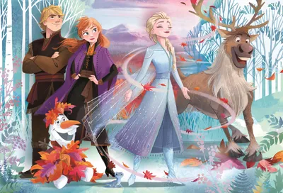Produktbild von Clementoni - Puzzle Frozen 2 Maxi 24 pcs.