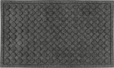 Produktbild von FORTENA Fußmatte Rechteckige  45 x 75 cm Grau rutschfeste für Innen & Außen - Schmutzfangmatte mit Gummibeschichtung, Recycelte Materialien