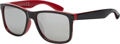 Produktbild von Jungen Mädchen Kinder Sonnen Brille Designer Modern Cool Abgefahren 30547 Rot-Schwarz