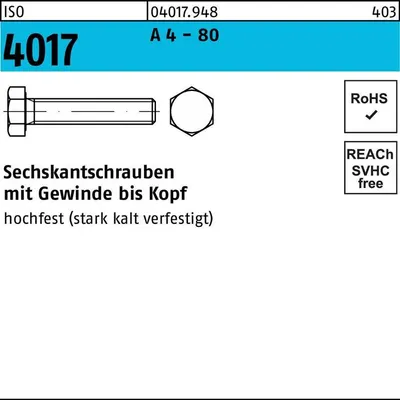 Produktbild von Reyher  Sechskantschrauben ISO 4017 A 4-80 M 12x150 A 4-80 (25 Stück)