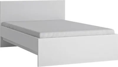 Produktbild von Bett Jugendbett 120cm in weiß FORTALEZA-129, B/H/T ca. 126,6/85/206,2 cm