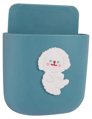 Produktbild von Fernbedienungshalter, Wandmontage, selbstklebender Organizer, Stift-Aufbewahrungsbox, Telefonhalter für Büro, Zuhause, Schule, Welpen