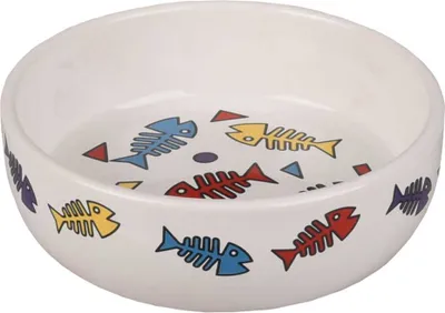 Zdjęcie produktu dla Miska ceramiczna dla kota 375ml Flamingo