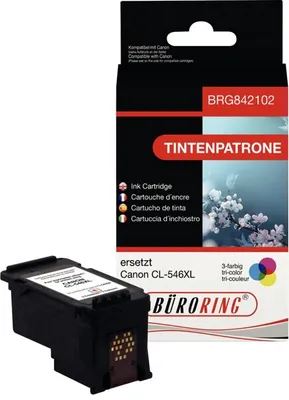 Produktbild von Tintenpatrone farbig c/m/y f Canon PIXMA MG2450 ersetzt Canon CL546XL