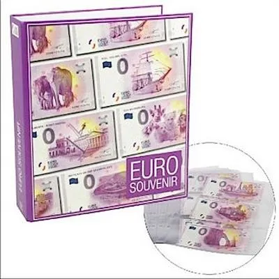 Obrázok produktu pre SAFE 3100 Sammelalbum 0 Euro Scheine - Album 0 Euro bankoviek + 5 vkladových listov 7399