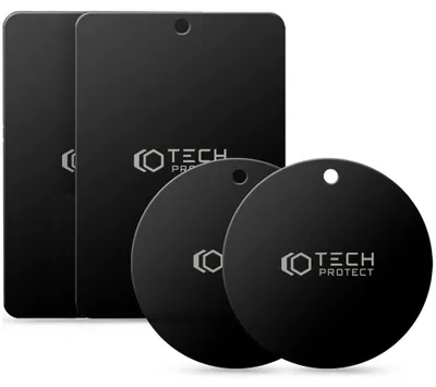 Obrázok produktu pre Tech-Protect Metalplate Magnetický Držák Do Automobilu 4 Balenie Čierna